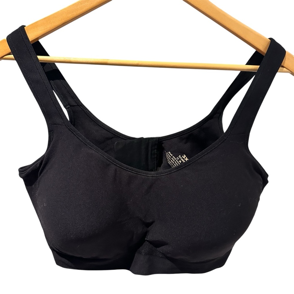 TrueKind Smoothing‎ Scoop Wireless Bra Black Size 3X